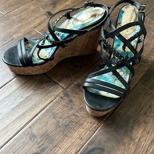 Size 12 Madden Girl Wedge Strappy Sandals